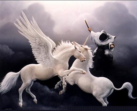 P&eacute;gase,Licorne,La Mort